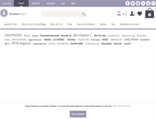 Tablet Screenshot of boutique-vegan.com
